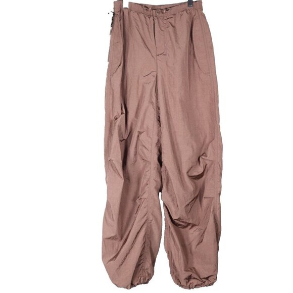 Aritzia Pants - Aritzia TNA Women's XS Brown Parachute Pant Deep Taupe Aviator Elastic Waist NWT
